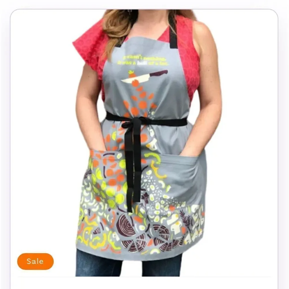 Blue Q Apron Heavy Cotton- “It Wasn’t Nothing, It Was a Hell of a Lot”